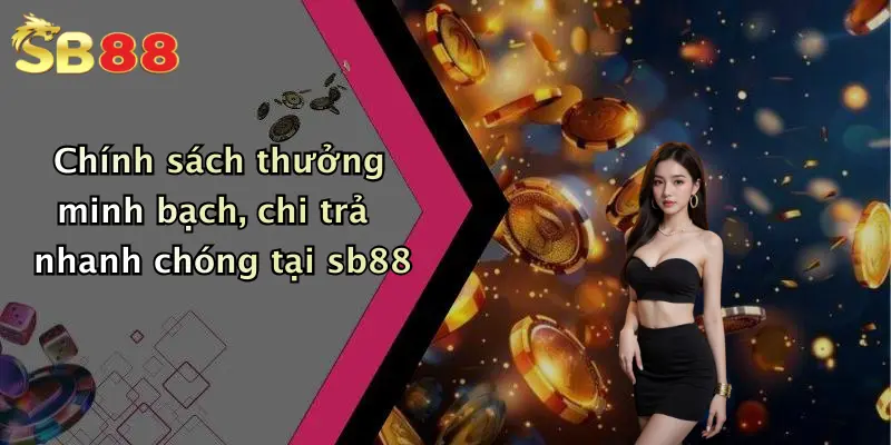 Chính sách thưởng minh bạch, chi trả nhanh chóng tại sb88