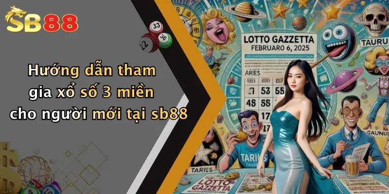 Hướng dẫn tham gia xổ số 3 miền cho người mới tại sb88