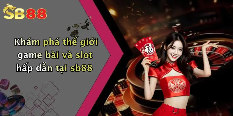 Khám phá thế giới game bài và slot hấp dẫn tại sb88