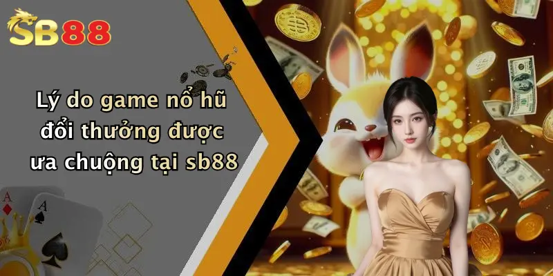 Lý do game nổ hũ đổi thưởng được ưa chuộng tại sb88