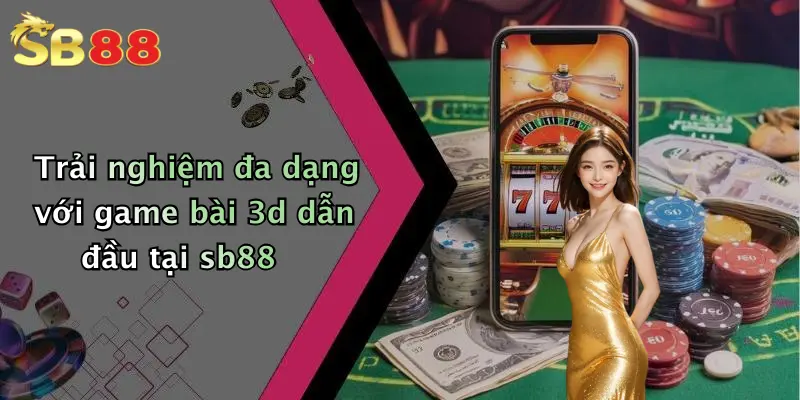 Trải nghiệm đa dạng với game bài 3d dẫn đầu tại sb88